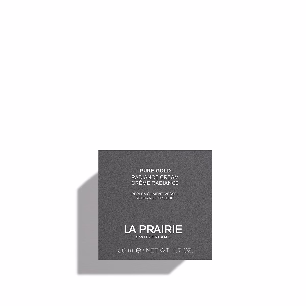 Pure Gold Radiance Cream Replenishment by La Prairie 50 ml, packaging