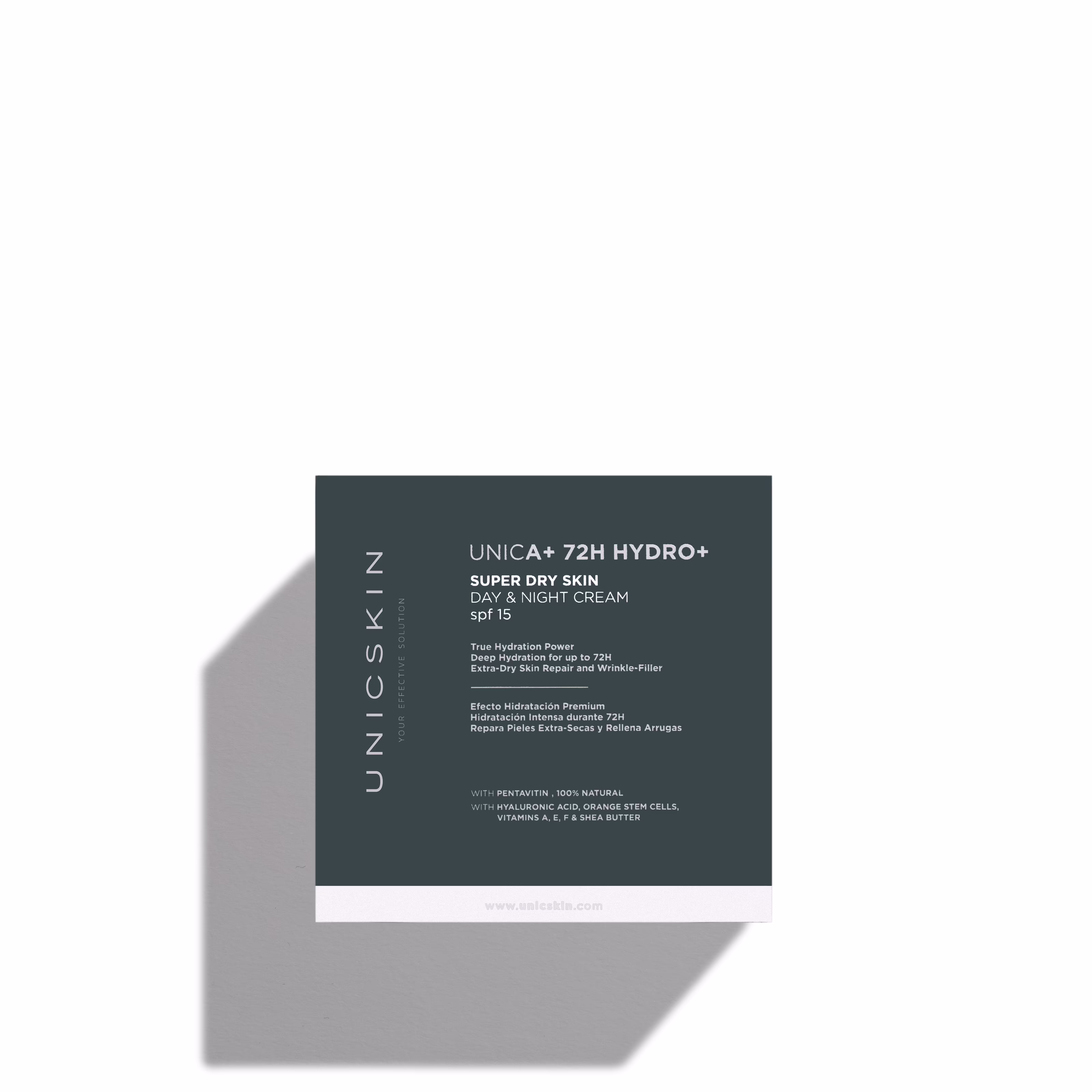Unica+72H Hydro by Unicskin 50 ml, packaging