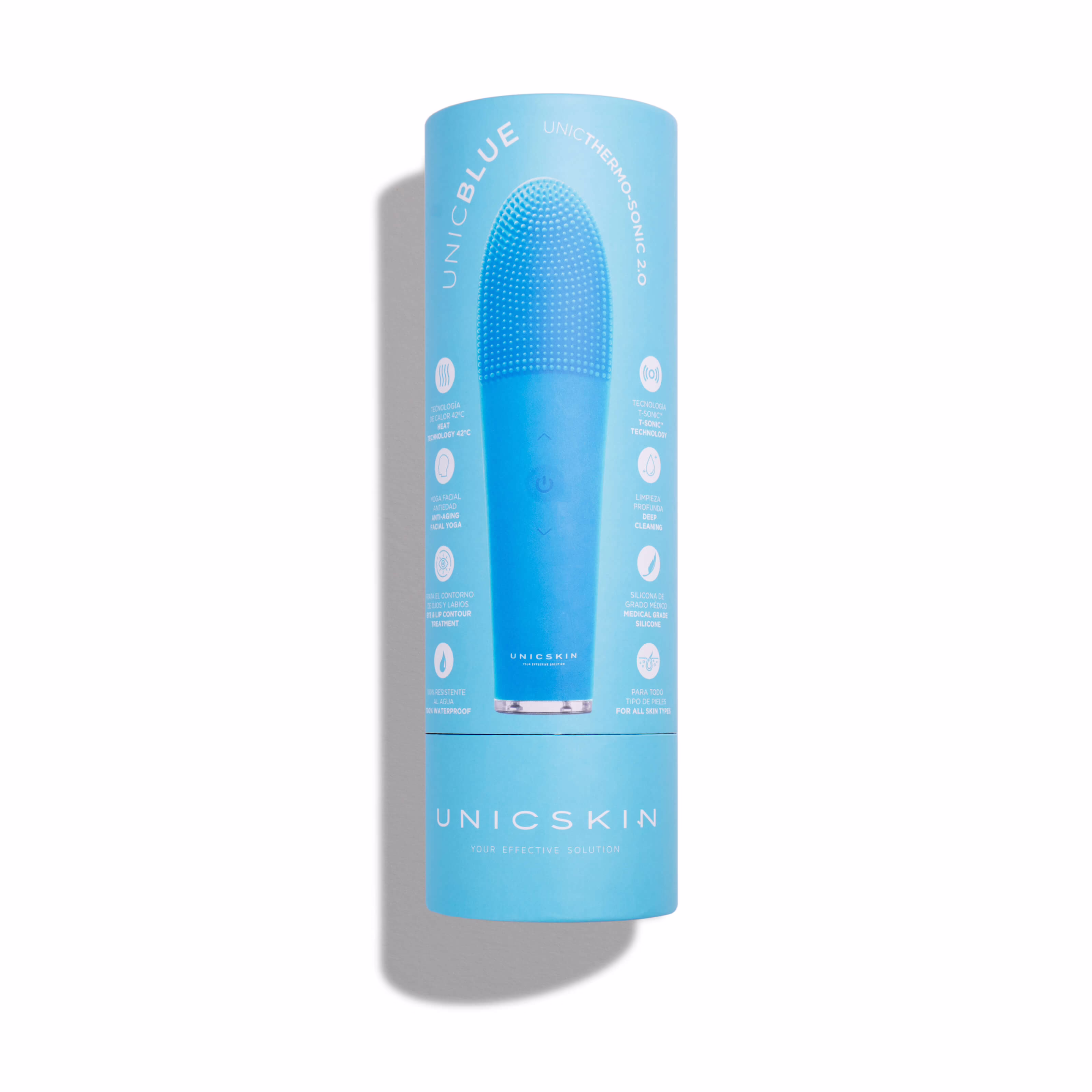 Unicthermo-Sonic 2.0 - blue by Unicskin 100 ml, packaging